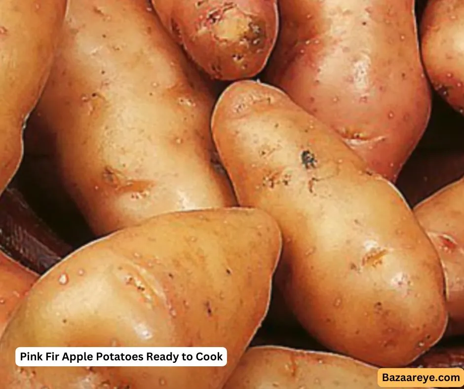 Pink Fir Apple Potatoes Tuber ready TO cook