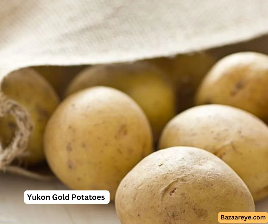 Yukon Gold Potatoes out of a sac